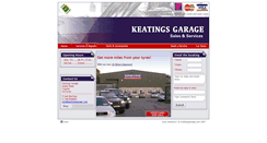 Desktop Screenshot of keatingsgarage.com